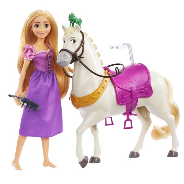 DISNEY PRINCESS SET PAPUSA RAPUNZEL SI CALUL MAXIMUS - imagine 6