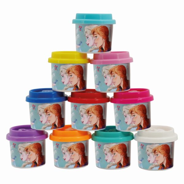 10 BORCANASE DE PLASTILINA FROZEN IN PUNGA DE PLASTIC - imagine 3