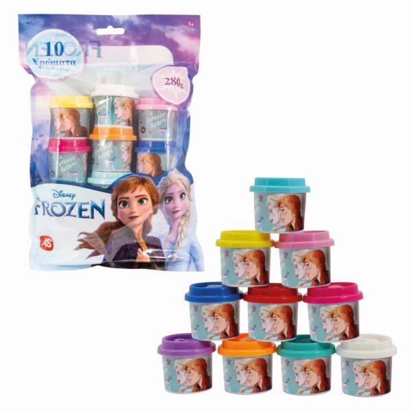 10 BORCANASE DE PLASTILINA FROZEN IN PUNGA DE PLASTIC - imagine 5