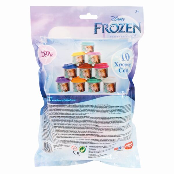 10 BORCANASE DE PLASTILINA FROZEN IN PUNGA DE PLASTIC - imagine 6